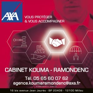 Logo AXA KOUMA RAMONDENC Horizontal